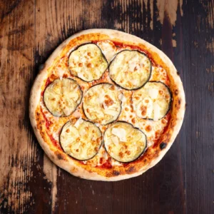 Pizza vegetariana Parmigiana